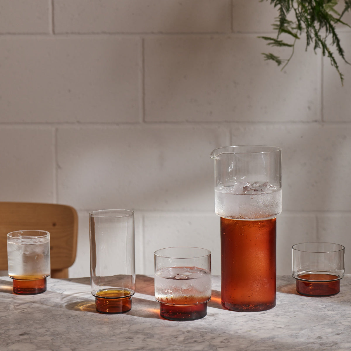 RYE Water Glass / Beer Glass SET OF 2