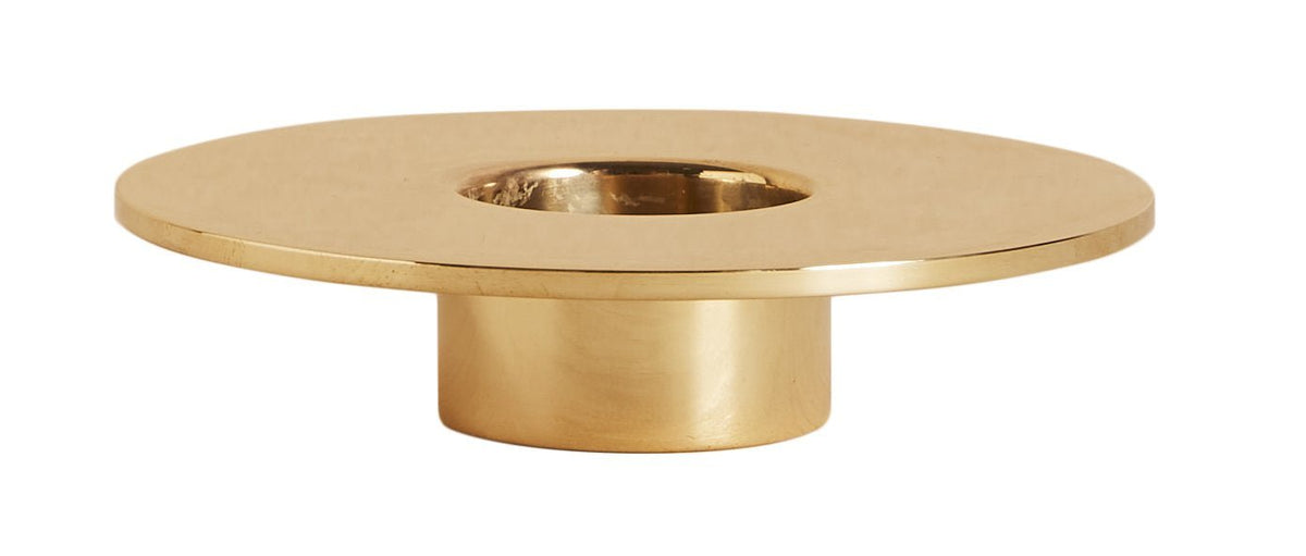 ECLIPSE brass candle holder
